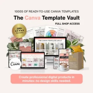 Canva Template Vault: 12 Months All-Access Membership