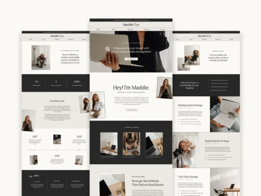 Professional Website Subscription | Elegant Modern Portfolio for WordPress & Shopify | Glimmer - Image 2