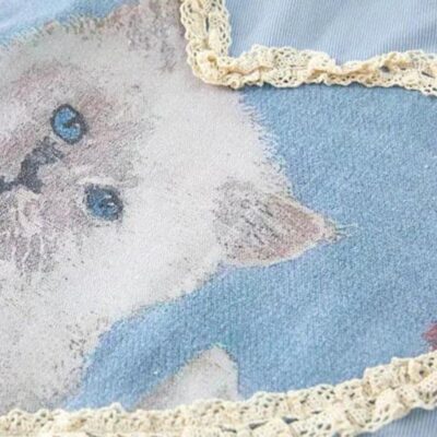Soft Girl Cat Heart Mini Skirt - Image 4